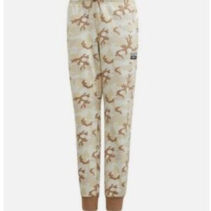 Adidas Beige and Tan Patterned Pants